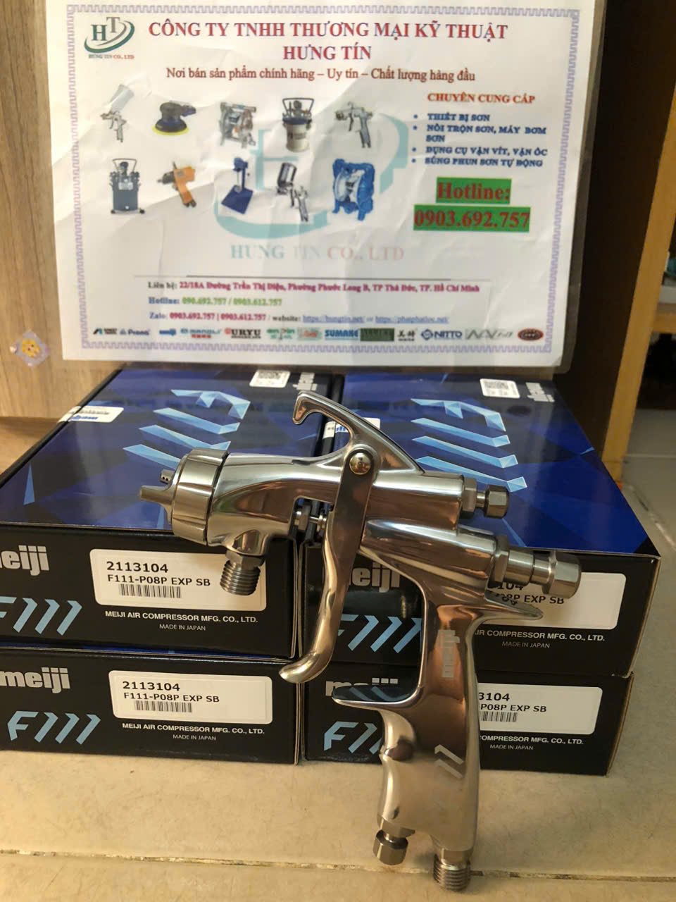 Dụng cụ phun sơn Meiji F111-P08P