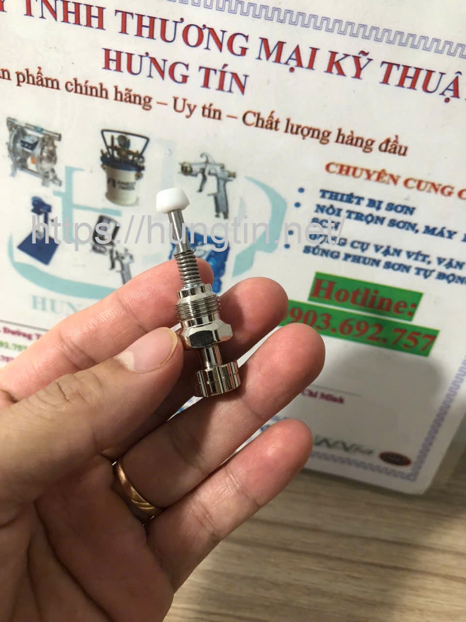 Nút chỉnh hơi súng phun sơn