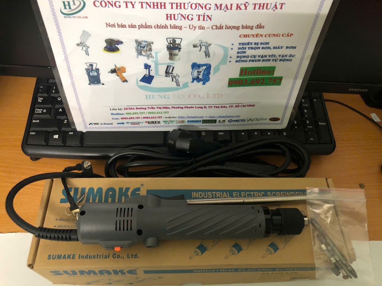 ô vít điện Sumake ES-215L2-AD ( 0.19-15 kgf.cm ) bán tự động