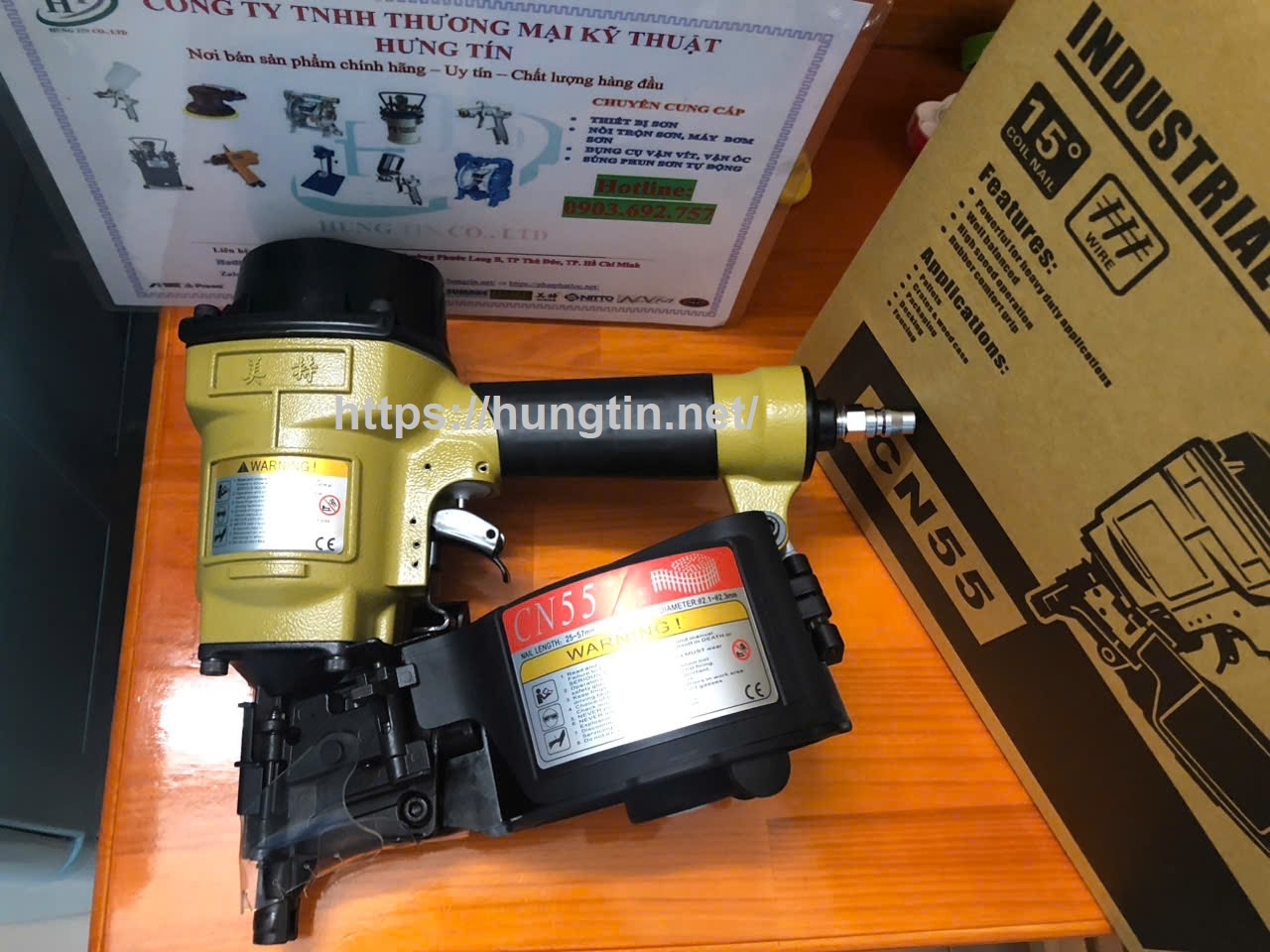 Súng bắn đinh CN55 Meite chính hãng