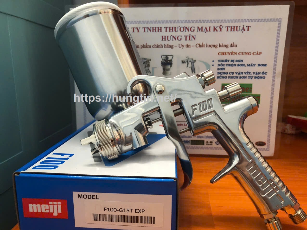 Súng phun sơn Meiji F100-G15T
