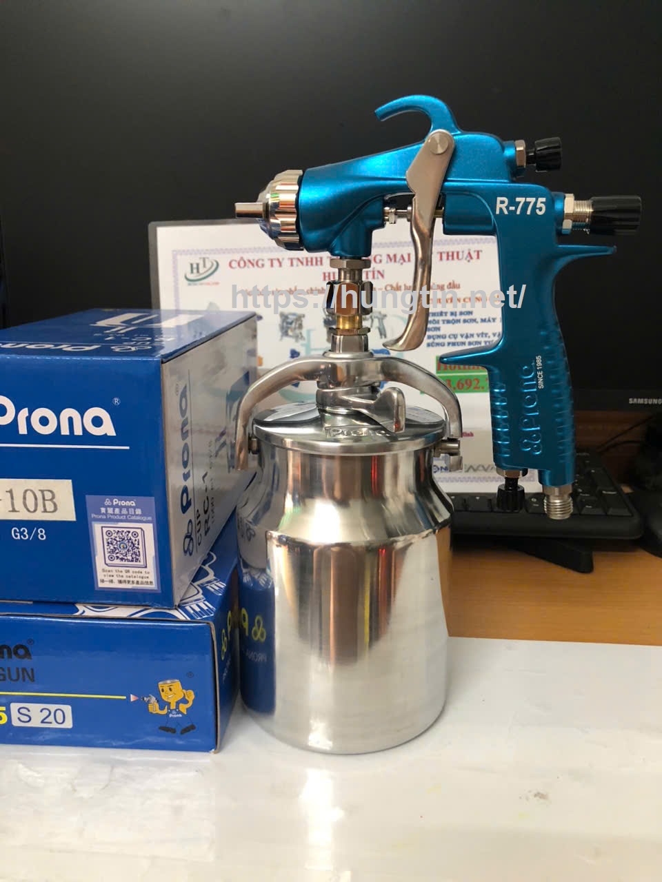 Súng phun sơn Prona R775-S20 + RCL-10B
